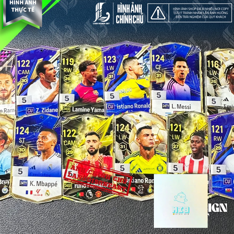 พวงกุญแจผู้เล่น - การ์ดแสดงผล FC Online-Bin