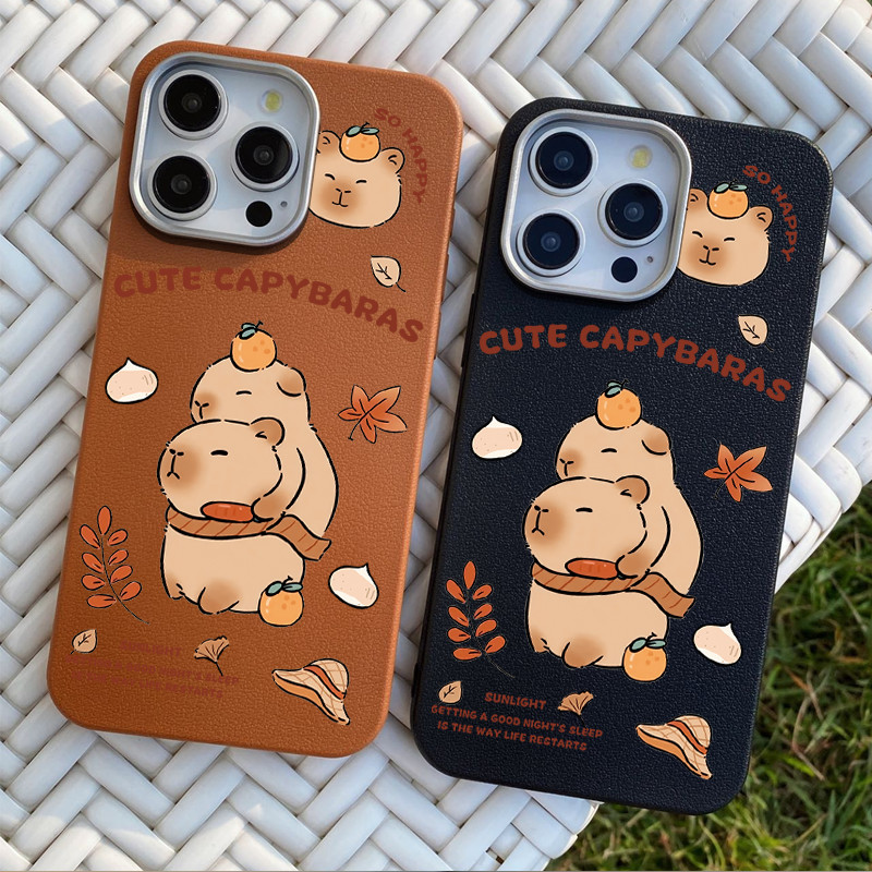 ซองหนัง Capybara SAMSUNG S24 Ultra,S23 Ultra,S22 Ultra, S23 Fe DA03
