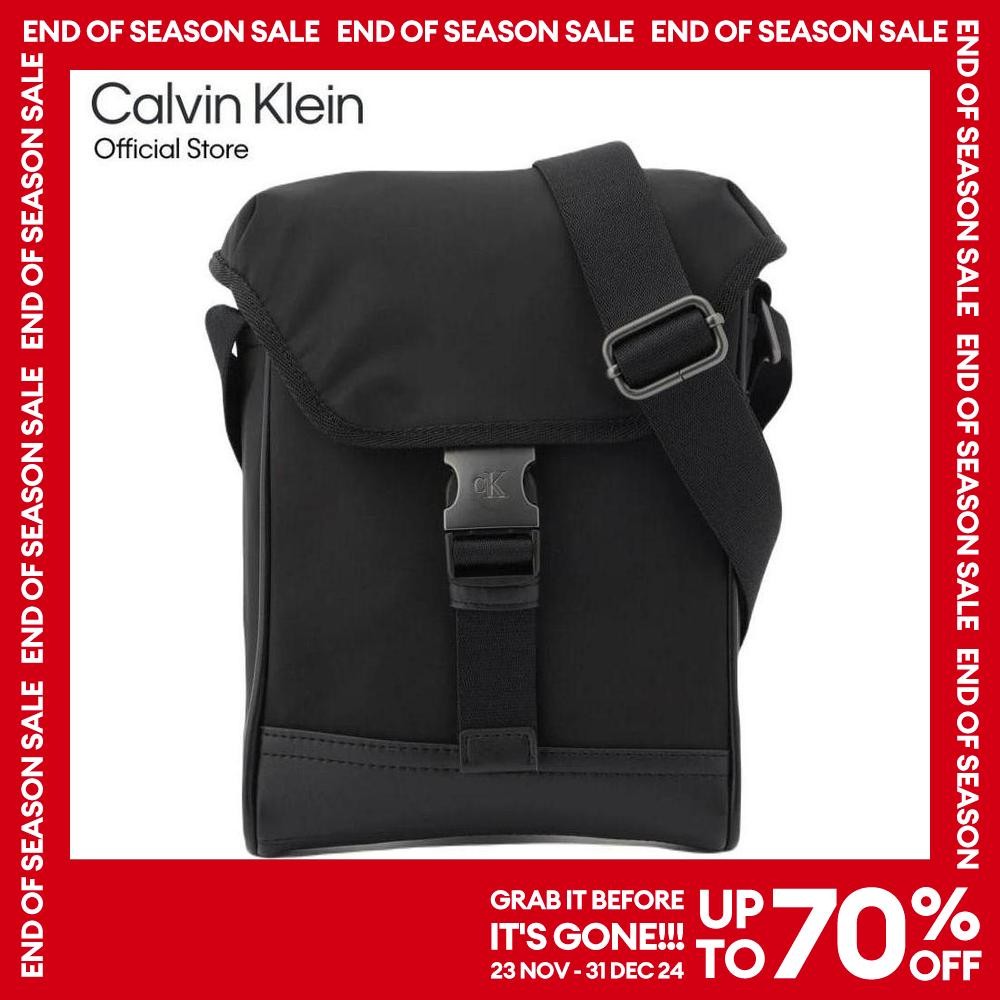 CALVIN KLEIN กระเป๋าสะพายข้างผู้ชาย Ckj Speed Clip รุ่น 4G3008G UB1 - สีดำ