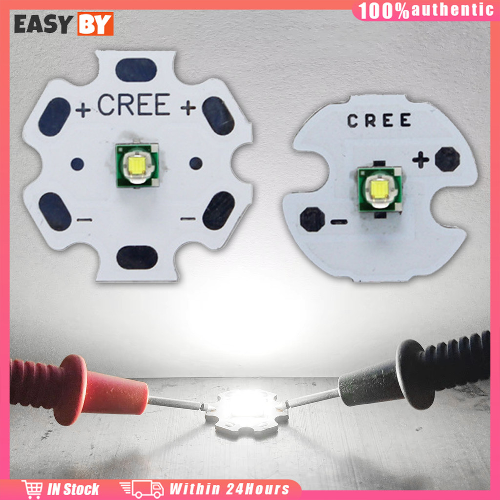 จัดส่งรวดเร็ว หลอดไฟฉาย led แสงสีขาว 6500K 3W บอร์ดไฟฉาย 16มม.20มม.อะไหล่