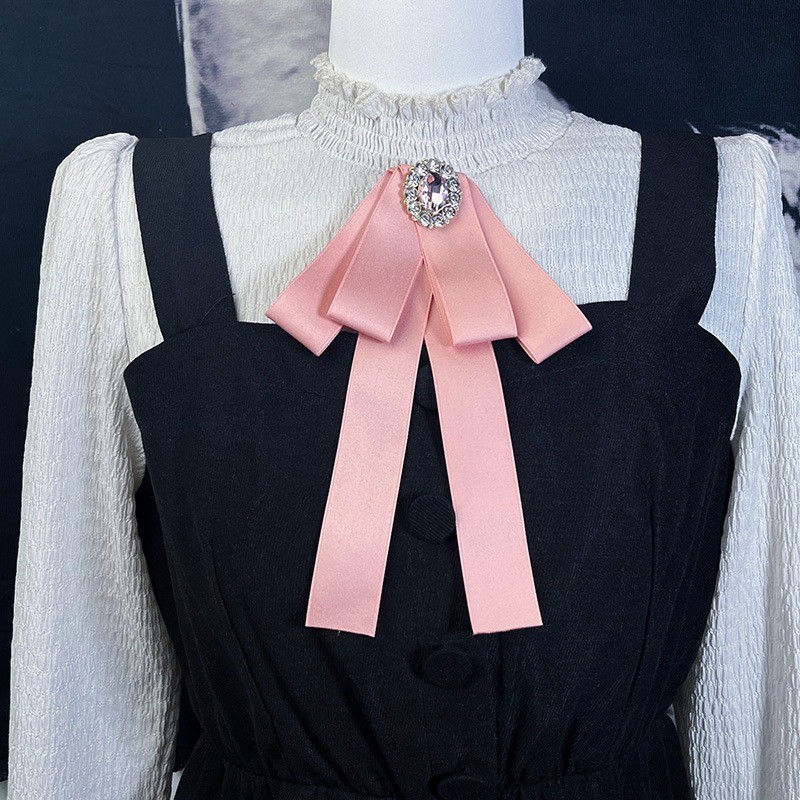 46 Styles CollectionWomens Pink Bow Ties Girls Lace JK Lolita เสื้อชุดอุปกรณ์เสริม - รูปที่ 5