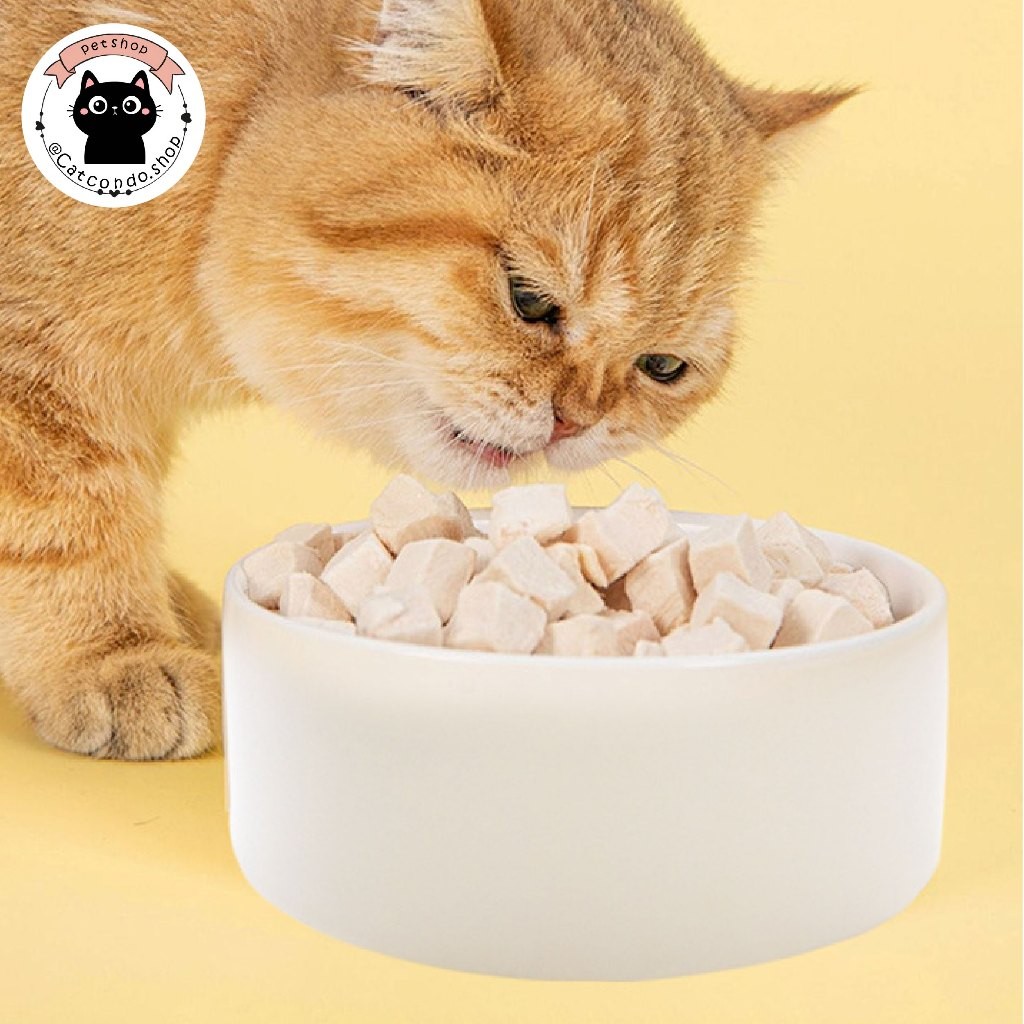 🐾 ขนมแมว อกไก่ฟรีซดราย 100%(Purrfect Paw) ขนมแมวฟรีซดราย ดีต่อสุขภาพ ขนมแมวไม่เค็ม Freeze Dried แมว