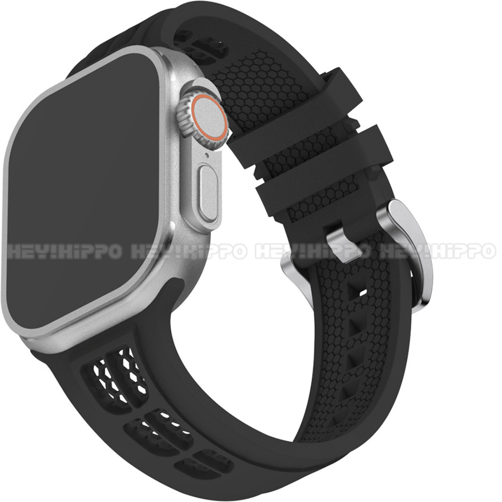 Cool โลหะตาข่าย breathable สายรัดซิลิโคนสําหรับ iwatch Seires10 42/46 มม. Ultra 2 9 8 7 se 6 5 4 3 49/45/41/44/40
