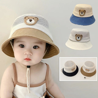 พร้อมส่ง✨มวกกันแดดสําหรับเด็ก สไตล์ พร้อมหมวกฟางสําหรับวันหย…