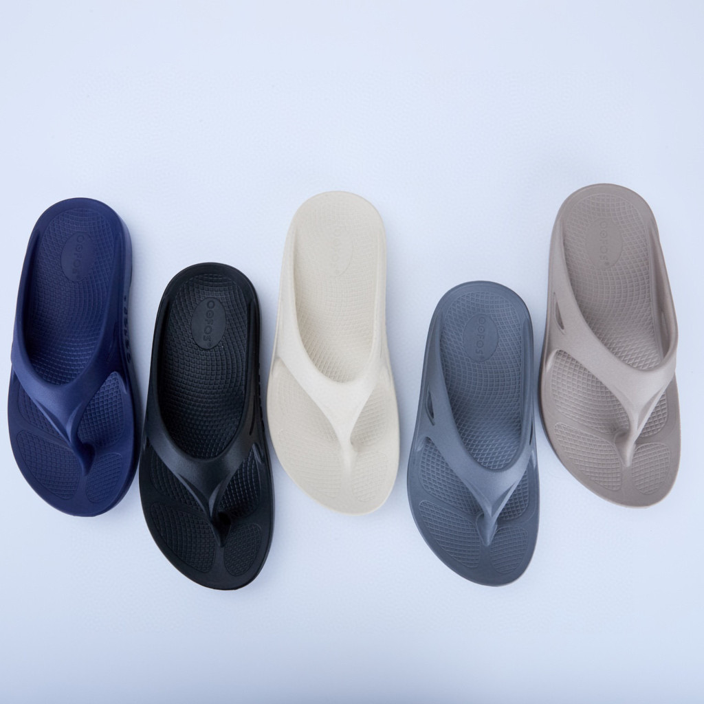 [คุณภาพสูง] สไตล์ญี่ปุ่นเกาหลี 2025ofos-Sports Recovery ผู้ชายผู้หญิงรองเท้าแตะหนา Soled Flip-Flops 