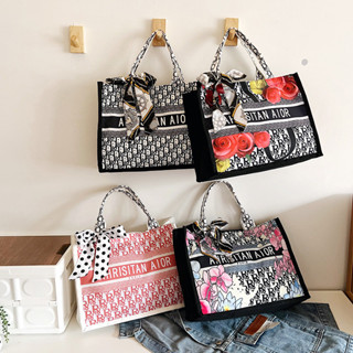 Lucky girl กระเป๋าถือแฟชั่นผู้หญิงสามารถถือได้สะพายข้างได้ขอ…