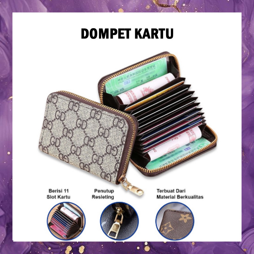 (SBA) CARD Wallet Business Card Holder Card Wallet Fashion Elegant SC5005B2