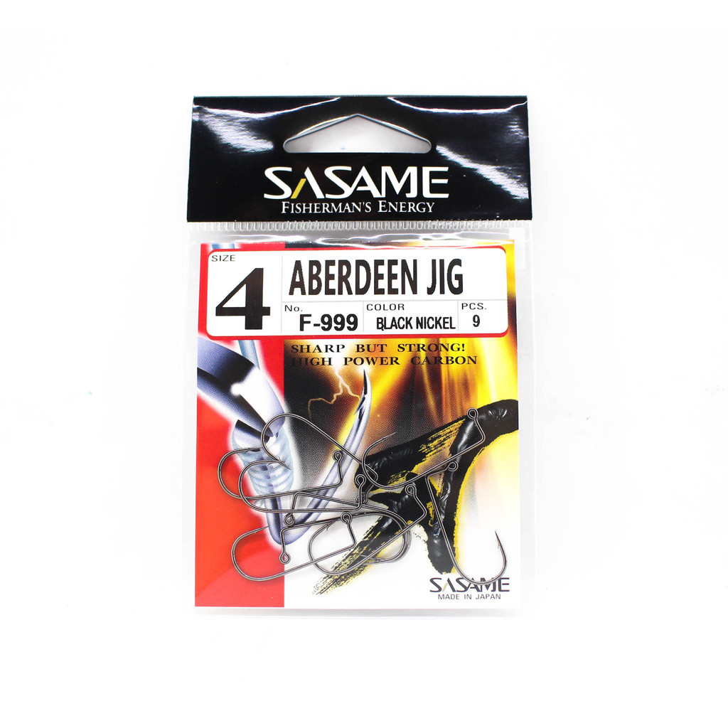 Sasame F-999 Aberdeen Jig Hook ขนาด 4 (7318)