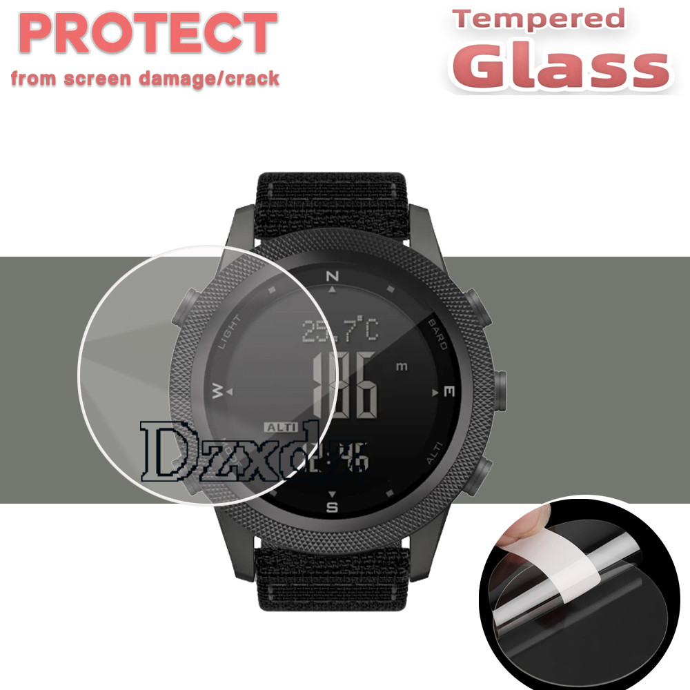 ป้องกันหน้าจอสําหรับ NORTH EDGE APACHE-46 Smartwatch กระจกนิรภัยป้องกันฟิล์ม Hard Glass Films
