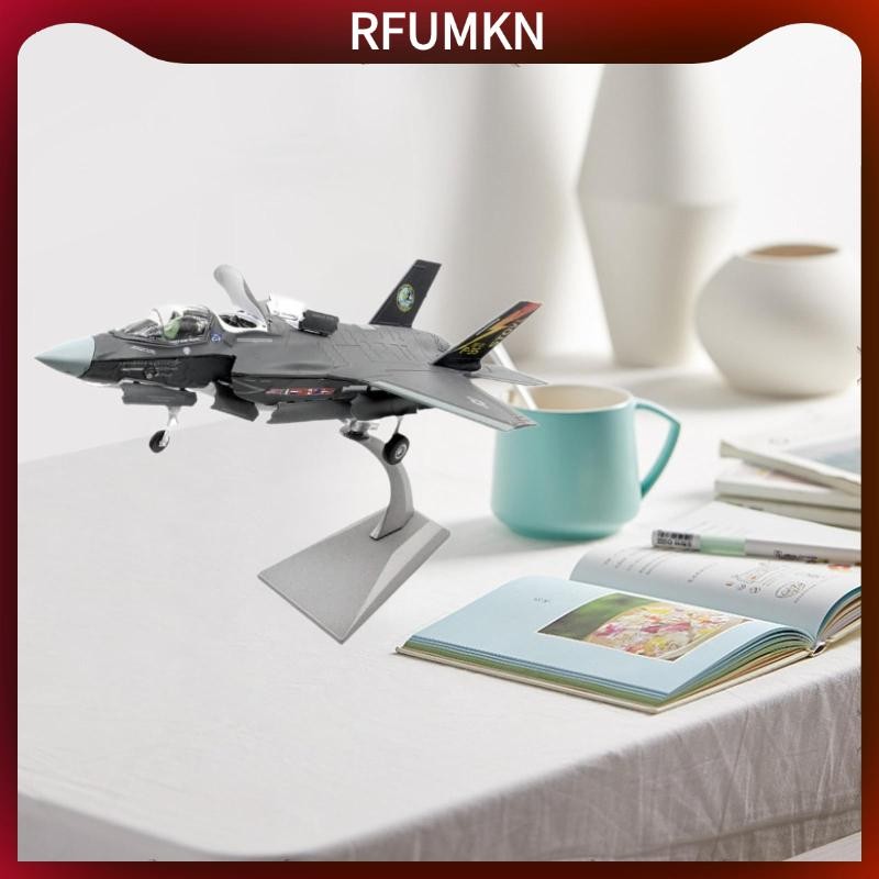 [rfumkn] 1/72 Scale F35 Jet Model Gift Aircraft Model for Bar Shelf Office