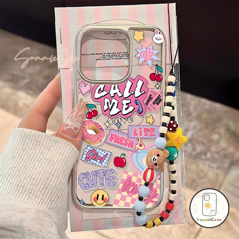 เงือก เคสไอโฟน11 ตุ๊กตาบาร์บี้เจ้าหญิง สำหรับ IPhone 13 11 16 12 14 15 Pro Max X XR XS 8Plus 7Plus Max 8 7 Plus SE เคส