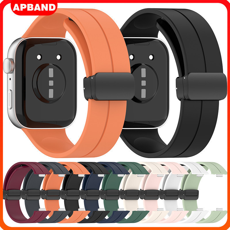 สายแม่เหล็กซิลิโคน for Huawei Watch Fit 5 4 3 / 5 Pro / 4 Pro สายรัดข้อมือยางกีฬา สายรัดข้อมือ