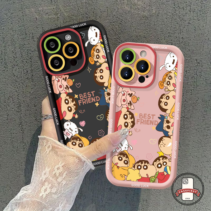การ์ตูนดินสอสีเทียนคู่รักชินชานนุ่ม เคส Tecno Spark 20C 10C 10 20 Pro infinix Hot 40i 30 20 12 11 Play Smart 7 8 6 5 Pro ราคา ถูกที่สุด ดีลบีเคเค แกลเลอรีภาพที่ 8