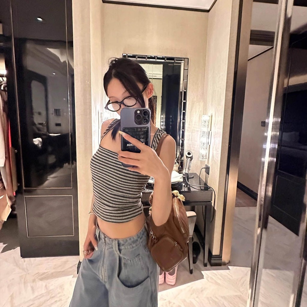 ผู้หญิงฤดูร้อนที่ไม่ซ้ํากันเผ็ดลายเสื้อกั๊กสลิมฟิตเสื้อแขนกุด - รูปที่ 3