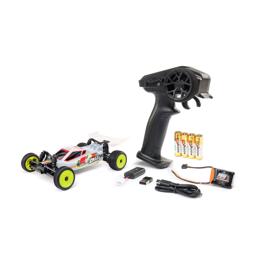 LOSI 1/24 Micro-B 2S 2WD RTR Race Buggy (Battery & Charger Included), White LOS00007T1 ศูนย์ไทย