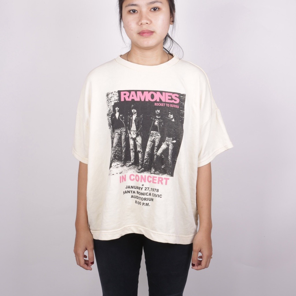 (IDN) เสื้อยืดวง NIRVANA > เสื้อยืดวง METALLICA > ACDC > PINK FLOYD > ORIGINAL BY H&M > เสื้อยืด ROL