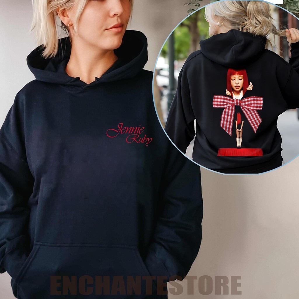 👕HOT! Sta5 Jennie Kim Mantra Sweatshirt Ruby The 1st Studio Album Merch BLACKPINK เสื้อยืด Hoodie M-
