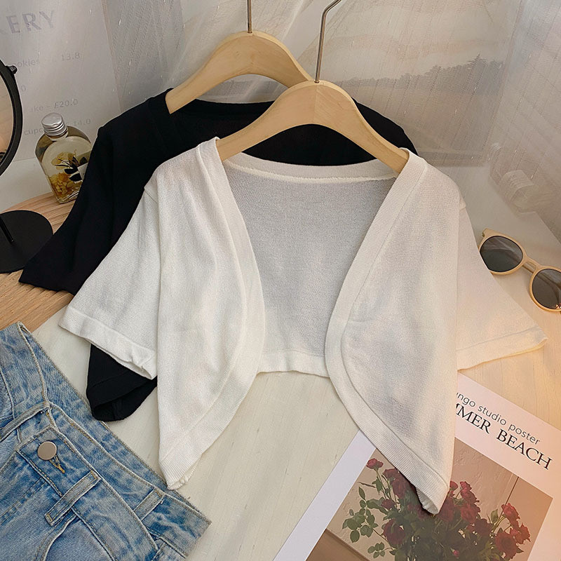 จัดส่งจากไทย Fulllove  สไตล์เกาหลี Blazer  เสื้อคลุมแขนสั้น เสื้อสูท causual style