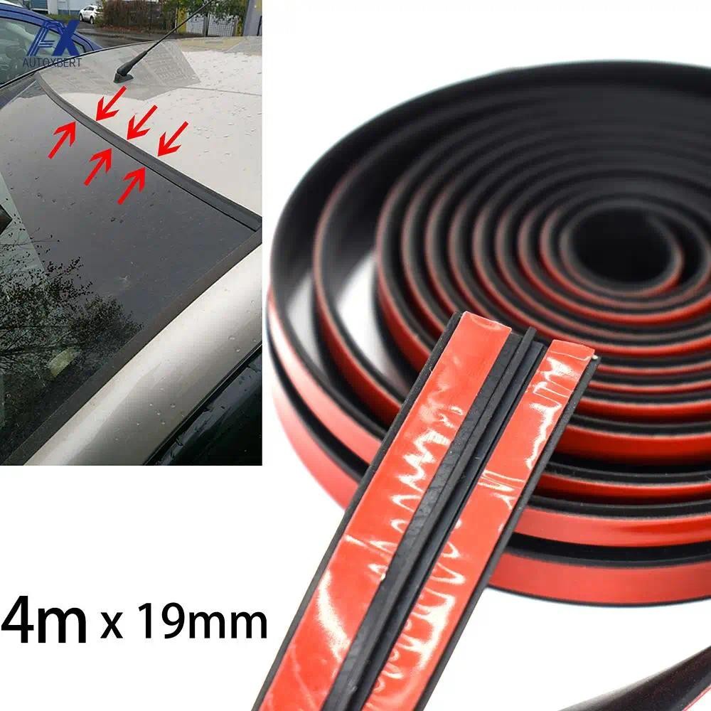 4m หน้าต่างขอบกระจกหลังคายางแถบปิดผนึกสําหรับ BMW E90 E46 E60 F10 F30 E39 E36 F20 X5 E70 E53 E92 M3 