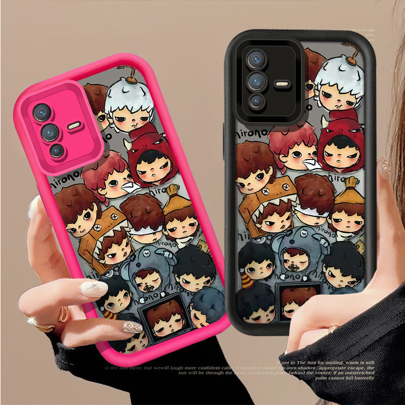 การ์ตูน Hirono ตุ๊กตาเคสโทรศัพท์สําหรับ VIVO S12 S17T V5 lite V5S V9 เยาวชน V11i V15 Pro V21 V23 V25