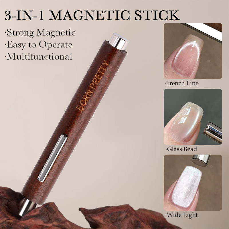 3-in-1 ไม้จับเล็บแม่เหล็กที่มีประสิทธิภาพมัลติฟังก์ชั่เล็บแม่เหล็กปากกา Protable เล็บเครื่องมือ