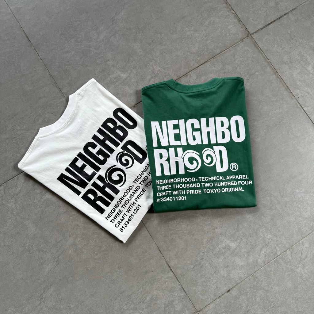 American Golf Series Golf Cooperation NBHD ใหม่ผ้าฝ้าย 100% Swirl Culture เสื้อผู้ชายและผู้หญิงคู่เสื้อยืดแขนสั้น 0506