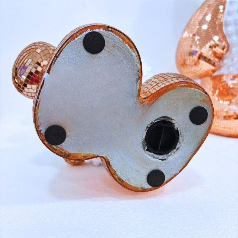 กระปุกออมสิน กระต่ายไข่มุกดิสโก้ สีโรสโกลด์ ขนาด 50/80cm. ตกแต่งบ้านตั้งโชว์ ห้องรับแขก ห้องทำงาน - รูปที่ 6