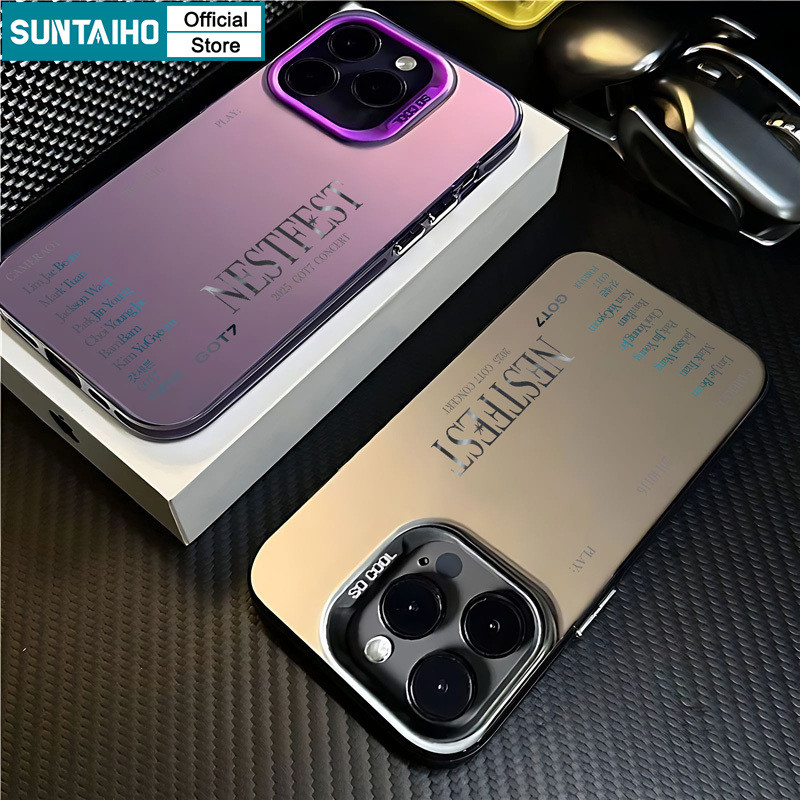 Suntaiho เคสไอโฟน เกาหลี GOT7 iPhone 11 12 13 14 15 16 Pro max IP 7 8 Plus Iphon X Xs XR Xs max Kpop