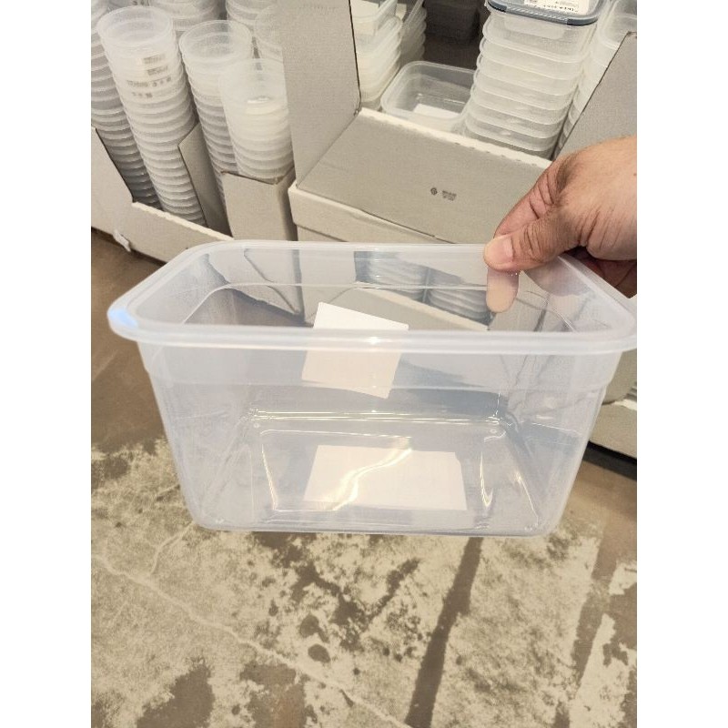 IKEAshopping 15x21สูง11cm. 1.0 ลิตร IKEA 365+ อิเกีย 365+ กล่องเก็บอาหาร,พลาสติก ikea