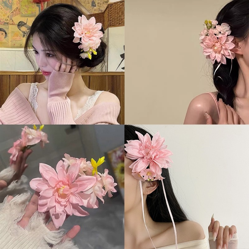 พร้อมส่งในไทย กิ๊บติดผม กิ๊บดอกไม้ Hair accessories y2k แฟชั่น สำหรับผู้หญิง
