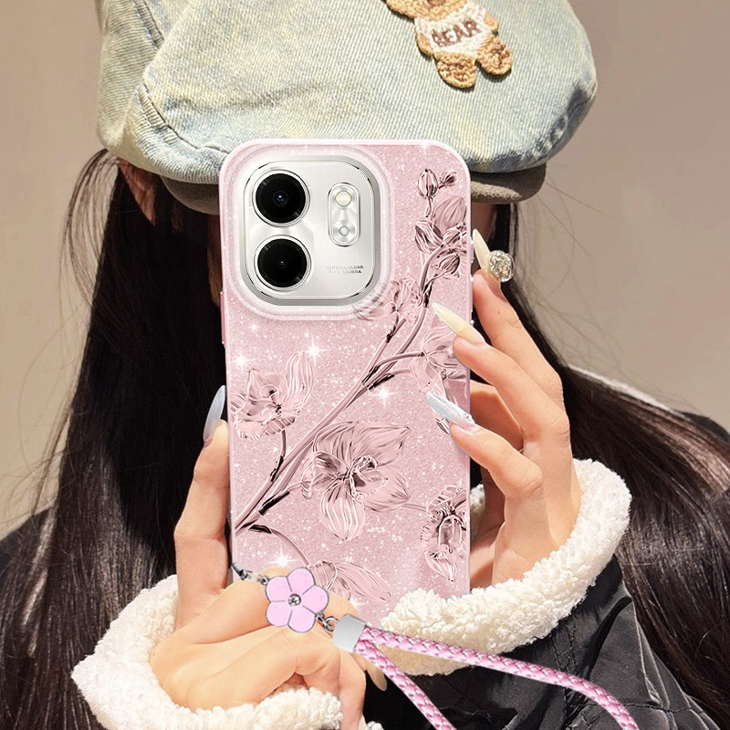 Elegant Bauhinia ดอกไม้เคสโทรศัพท์สําหรับ Infinix Smart 9 HD Hot 60i 50i Hot 60 50 Pro Plus 4G 5G X6