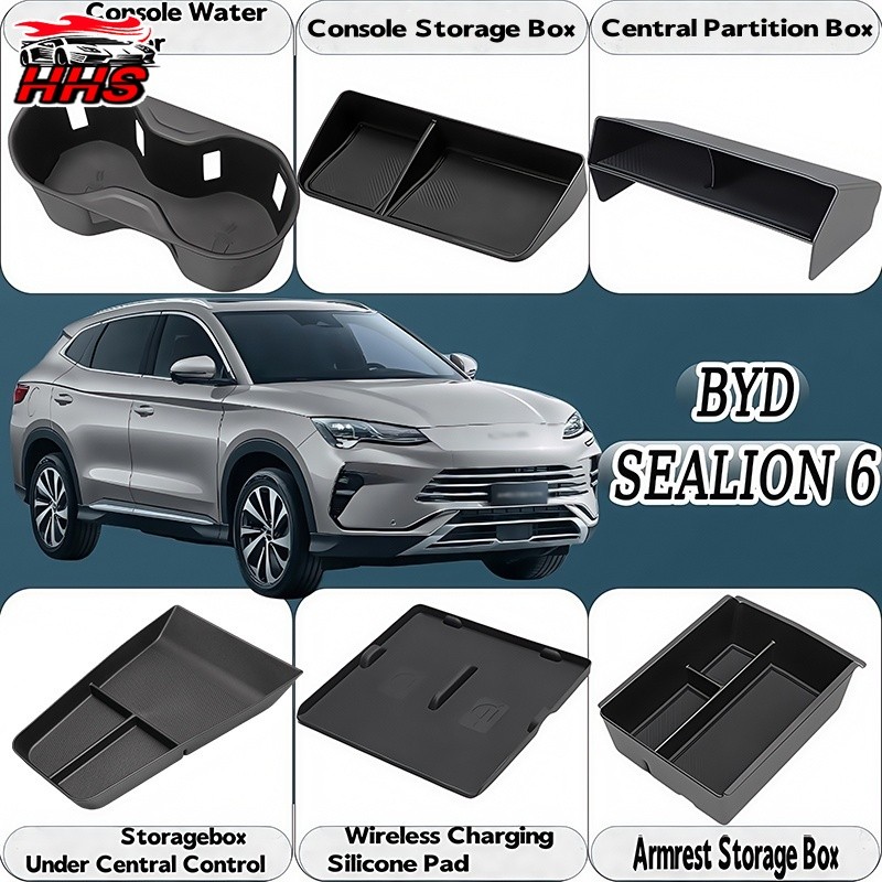 BYD Sealion 6 Premium อุปกรณ์ตกแต่งภายใน Bundle ชุดจัดระเบียบภายในรถยนต์