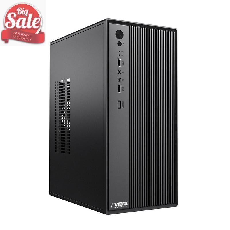 AF Mini คอมพิวเตอร์เดสก์ท็อป PC Tower สําหรับ Micro-ATX/ITX เมนบอร์ด 250 มม.GPU กราฟิกการ์ดความยาว 8 ซม.พัดลมระบายความร้อนด้วยอากาศ SSD + HDD A