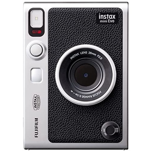 Fujifilm Instax Mini Evo Hybrid Instant Camera (Instant Camera/Smartphone Printer/Digital Camera) In
