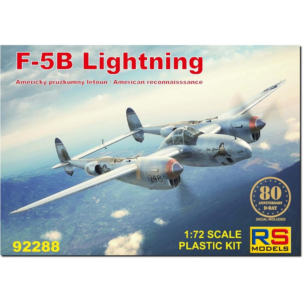 RS Models 1/72 America F-5B Lightning (80th  Model) Plastic Model 92288 (Aircraft)