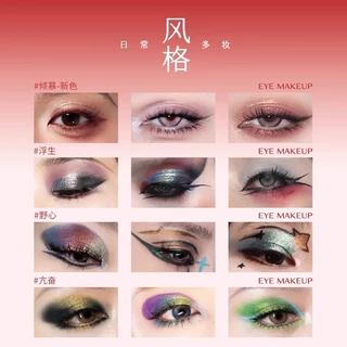CHEERYEP พาเลตต์อายแชโดว์ 16 สี โทนสีน้ำตาลธรรมชาติ เนื้อแมตต์ ชิมเมอร์ ติดทนนาน กันน้ำ [100% Original]
