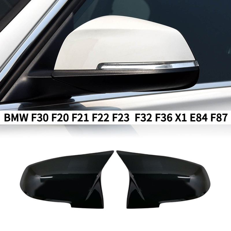 BMW Accessories สำหรับ BMW F30 F20 F21 F22 F23  F32 F36 X1 E84 F87  ฝาครอบกระจกมองหลังลายคาร์บอนไฟเบ
