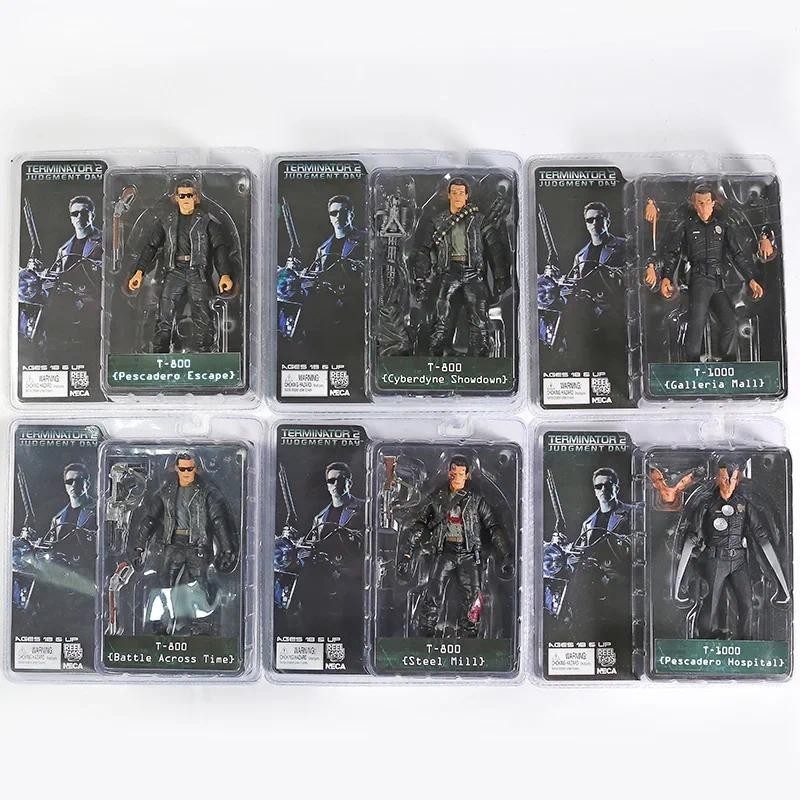 NECA Terminator T-800 T-1000 Endoskeleton Figurine Collection Action Figure ของเล่นของขวัญ
