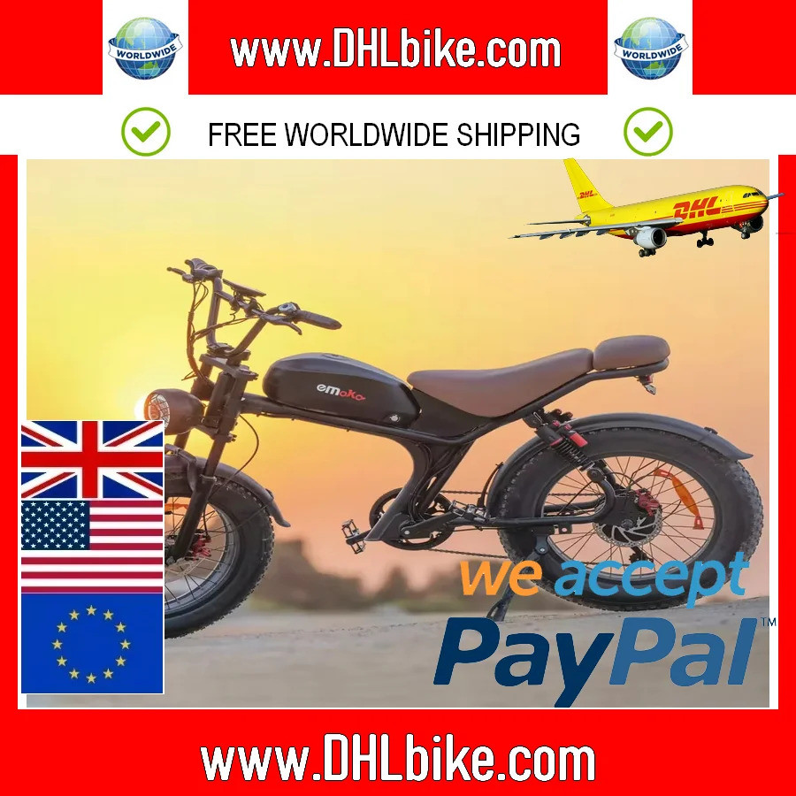 จักรยานไฟฟ้า C93ไฟฟ้า eBike 2000วัตต์20นิ้วไขมันยาง E-จักรยาน55กิโลเมตร/ชั่วโมง48โวลต์20ah ที่มีประส
