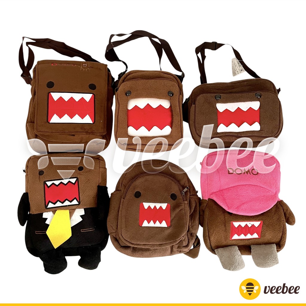 Domo Kun Backpack กระเป๋าตุ๊กตา/กระเป๋าสะพายข้าง/กระเป๋าเด็ก