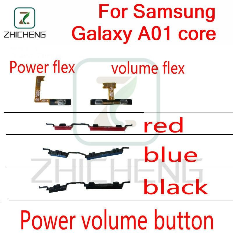 สําหรับ Samsung Galaxy A01 core ปุ่มเปิดปิดระดับเสียงและปุ่มหน้าจอล็อค