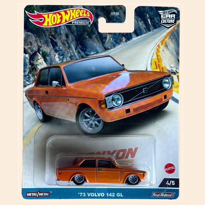 Hot Wheels FPY86 Car Culture Series Race Day Road Mercedes-Benz Iron Bottom Rubber Toyota Volvo