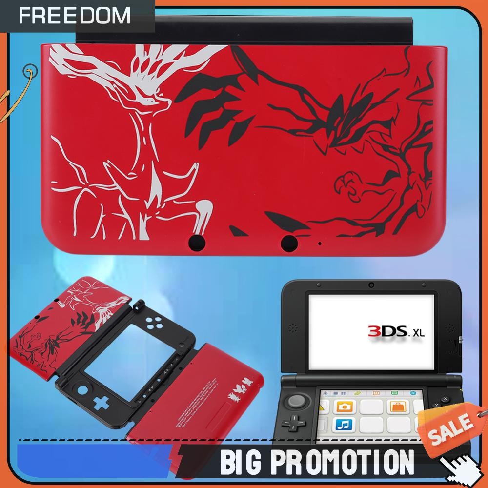 สําหรับ 3DS XL ด้านหน้าและด้านหลังฝาครอบ Faceplate เปลี่ยนด้านหน้าปกหลังกรณีพลาสติกปกหลังอะไหล่ซ่อมส