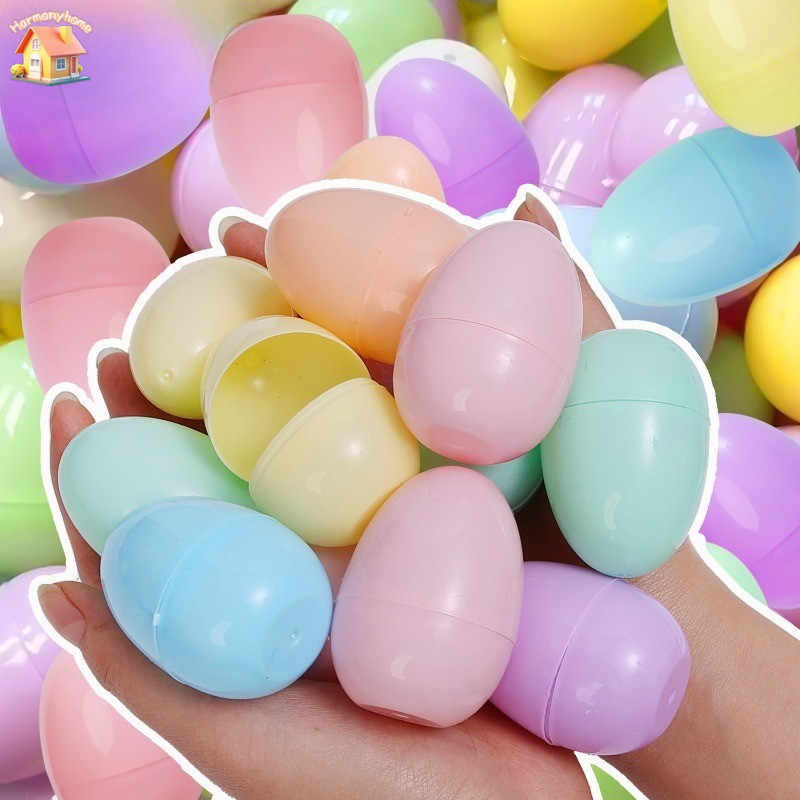 Creative Traditional Hunt Props ไข่อีสเตอร์ - ของขวัญสําหรับเด็กเซอร์ไพรส์พลาสติก Fillable DIY Party เกม Egges