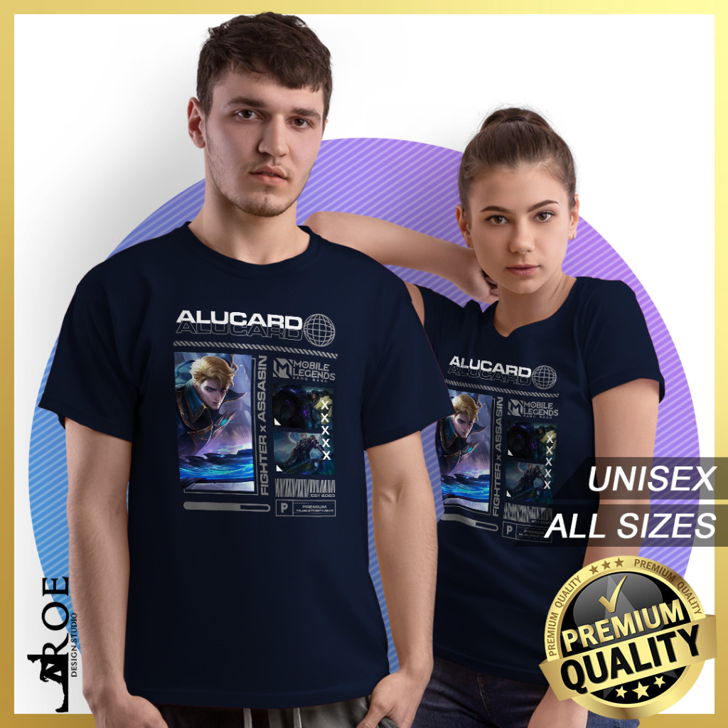 🔥 Baju Tshirt ALUCARD MOBILE LEGENDS MLBB GAME Unisex + พลัสไซส์ 🔥 2