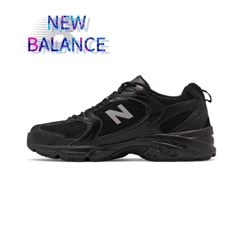 Nwuc NEW BALANCE NB 530รองเท้าวิ่งสั้นทนทานต่อการสึกหรอสำหรับผู้ชายและผู้หญิงสีดำ