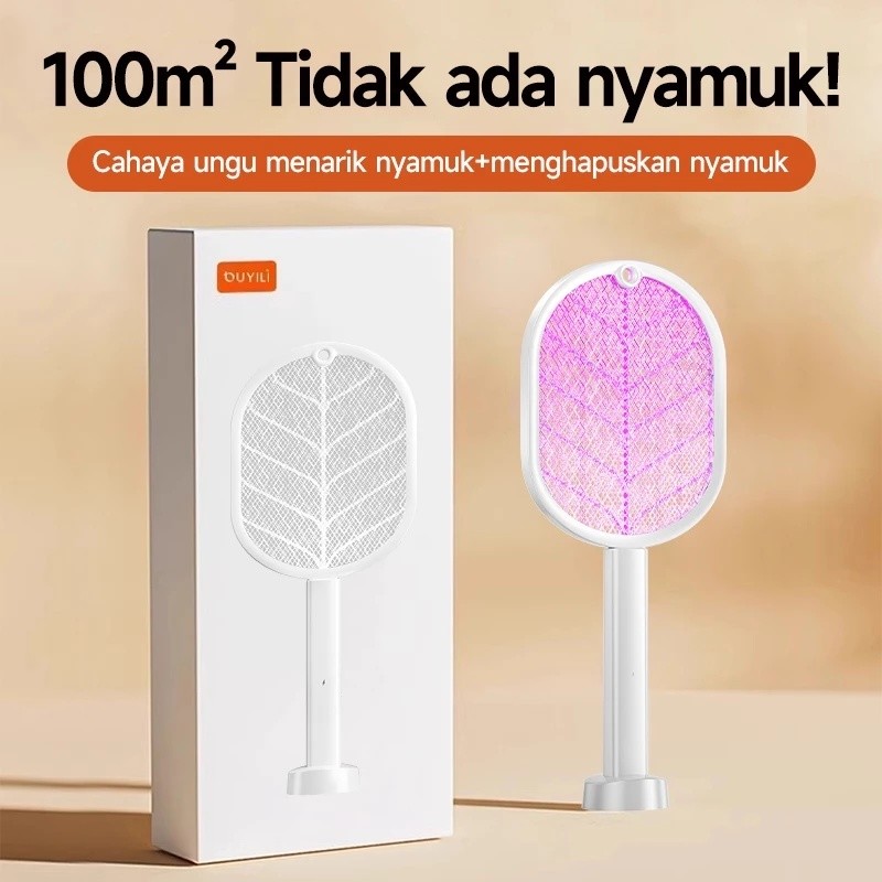 ไม้ช็อตยุงไฟฟ้า 3500V ไม้ช็อตยุง ไฟฟ้า ไม้ช๊อตยุงแบบ 2 โหมด ได้ทั้งตี และ ตั้งไว้ดักยุง ที่ดักยุง