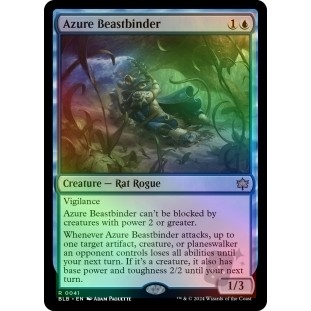 Magic the Gathering - Bloomburrow - Azure Beastbinder FOIL