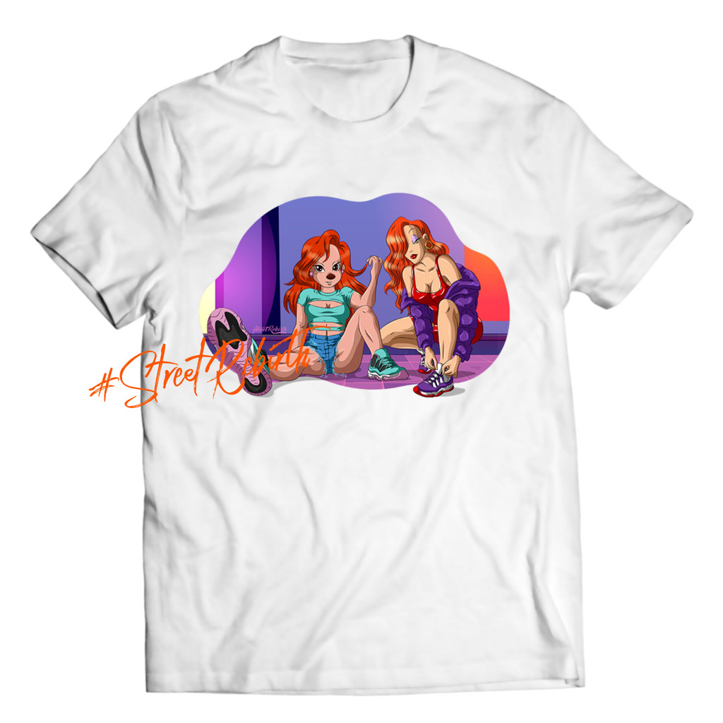 เสื้อยืด Roxanne เสื้อ Jessica Rabbit A Goofy Movie 90S Roxanne Tee