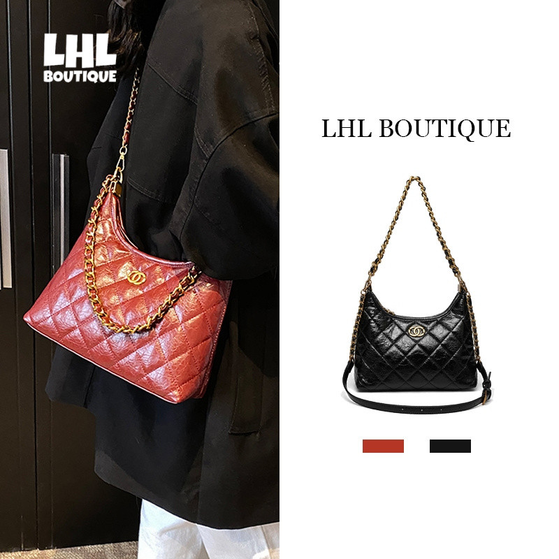 LHL BOUTIQUE กระเป๋าสะพายไหล่น้ำหนักเบาหรูหรายอดนิยม